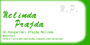 melinda prajda business card